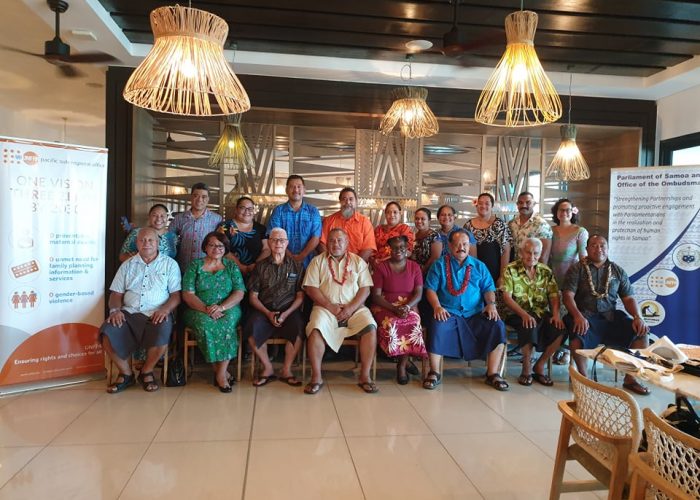 Ombudsman promotes proactive engagement with Parliamentarians in the realization and protection of human rights in Samoa.