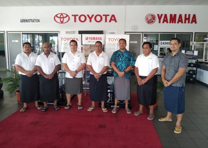 Asco Motors Samoa donates Generator sets to Government