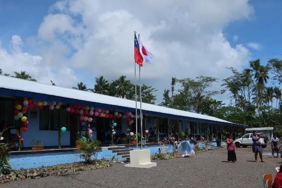 The Project for Reconstruction of Leauvaa Primary School” under Japan’s Grant Assistance for Grassroots Human Security Projects (GGP)