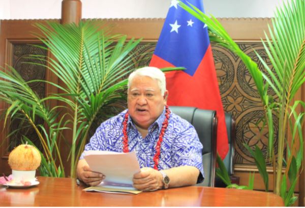 Prime Minister of the Independent State of Samoa for the “56 th ICC SESSION & MINISTERIAL MEETING”