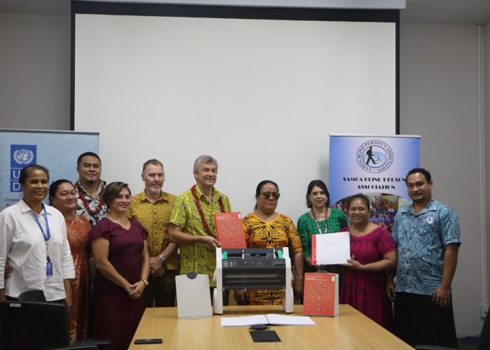 Samoa launches first Braille-translated UNDP Human Development Report