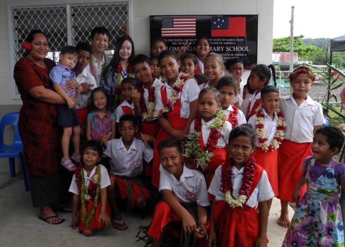 United States Government funds construction and complete rebuild  of Lalomauga Primary School