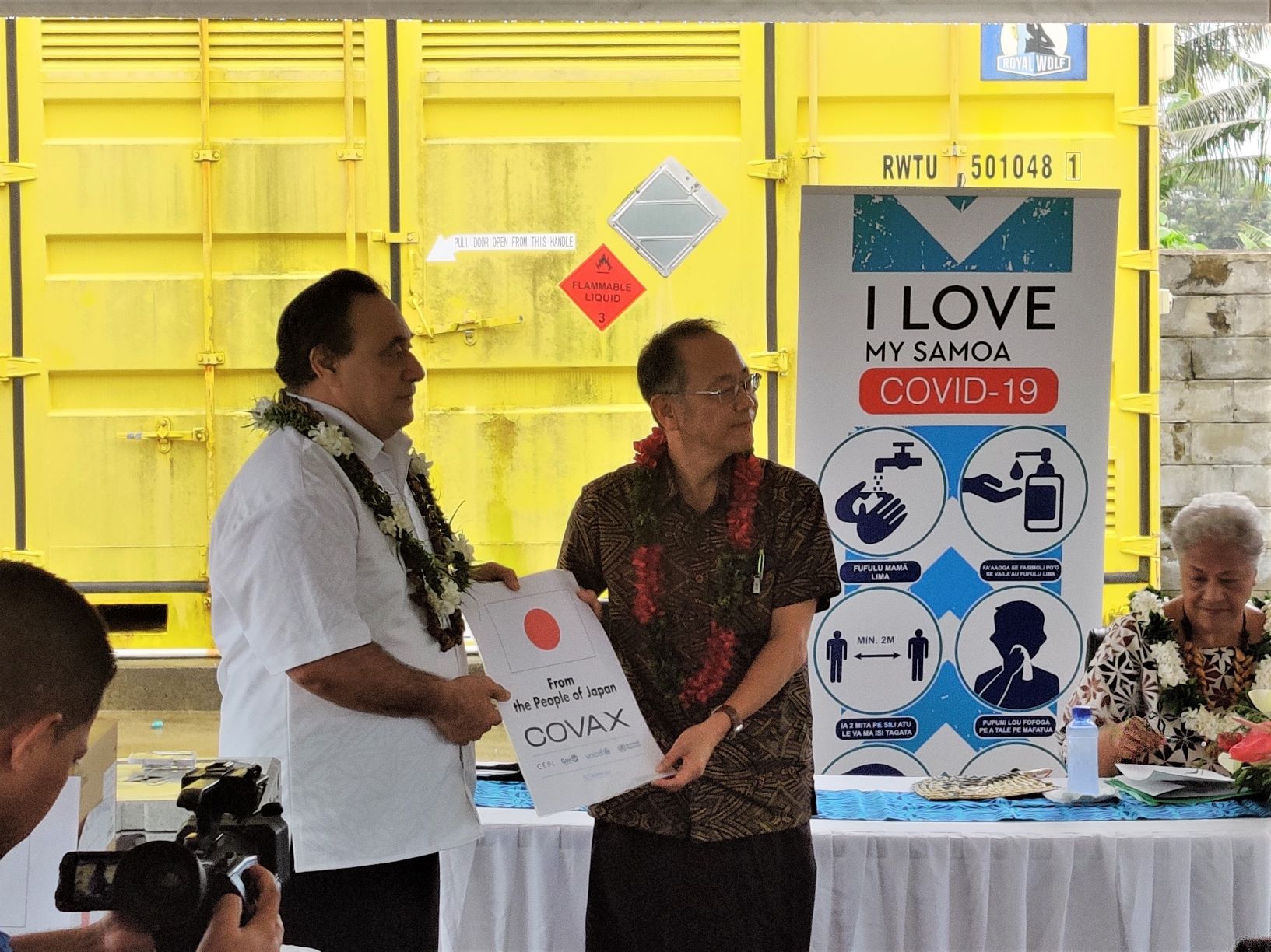 Japan supports Samoa with COVID-19 vaccines through the  COVAX Facility