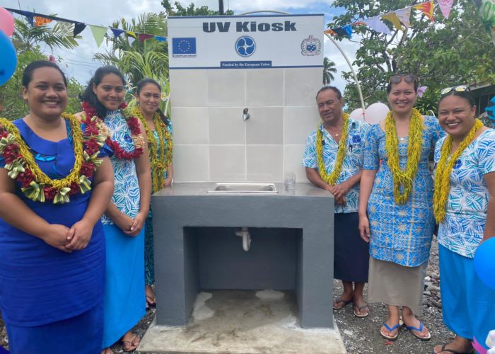 European Union funds five Ultra Violet (UV) Kiosks Pilot Project with Samoa Independent Water Schemes Association (SIWSA)