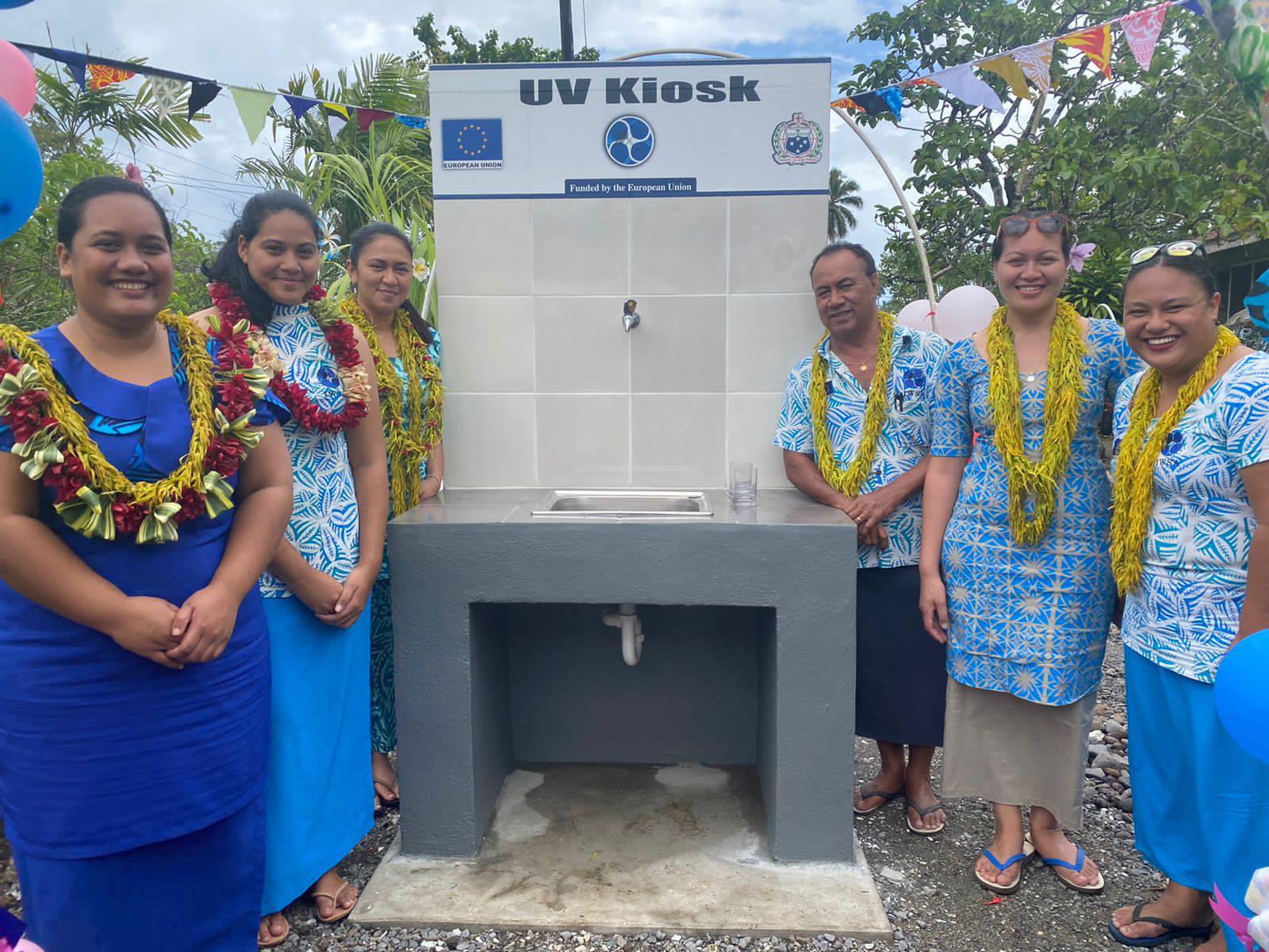 European Union funds five Ultra Violet (UV) Kiosks Pilot Project with Samoa Independent Water Schemes Association (SIWSA)