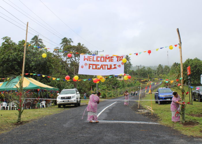 Road opening at Fogatuli