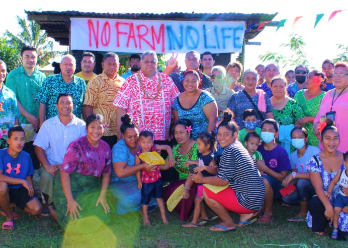 Falelauniu-tai community hosted a Talomua Theme: “No Farm, No Life”