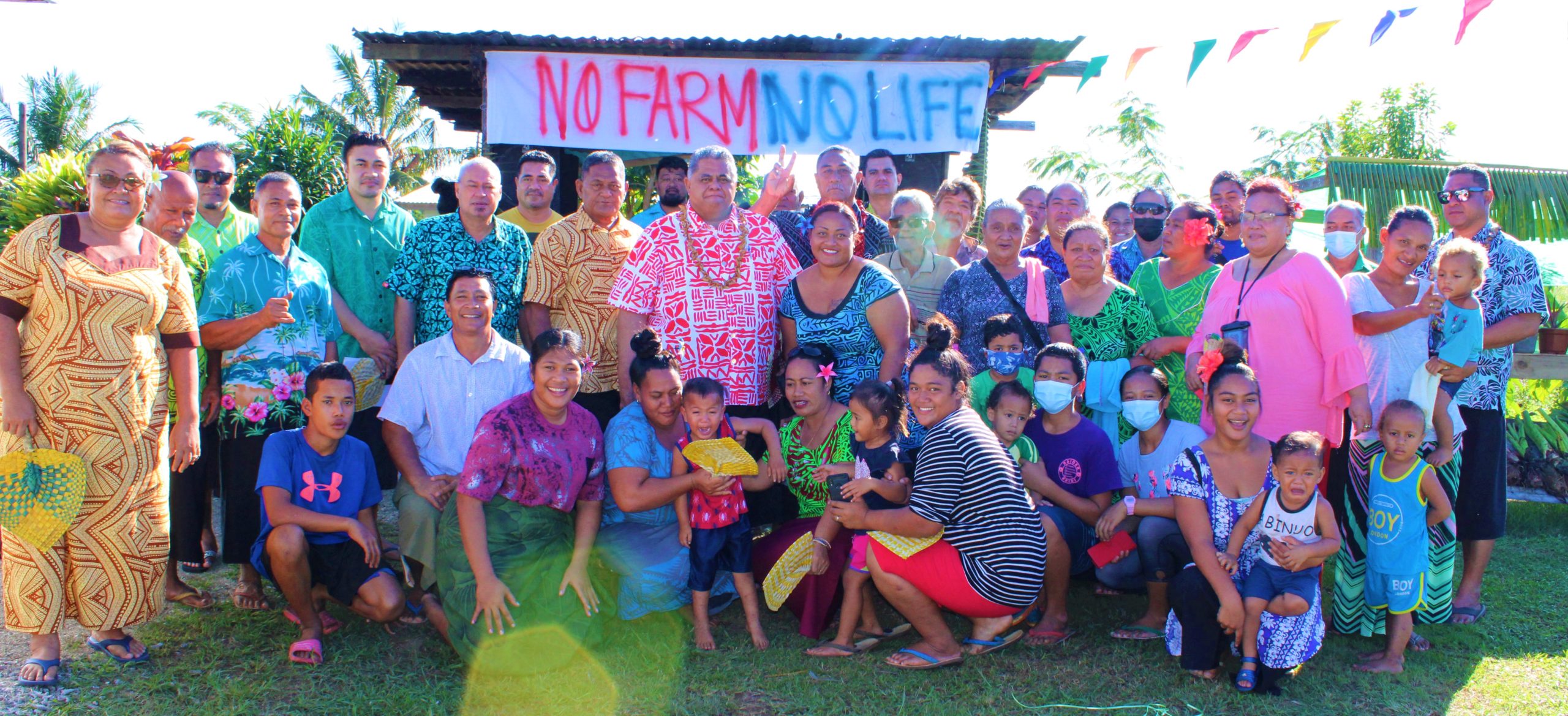 Falelauniu-tai community hosted a Talomua Theme: “No Farm, No Life”