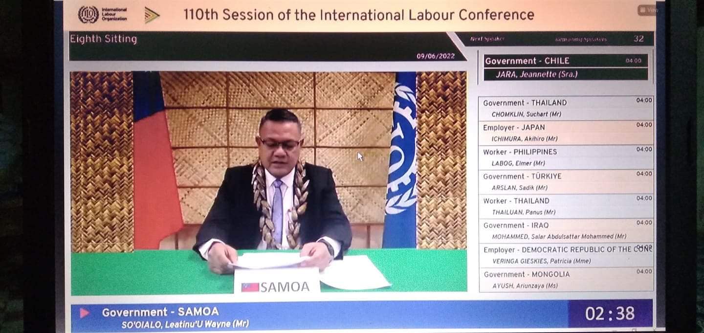 110 th INTERNATIONAL LABOUR CONFERENCE