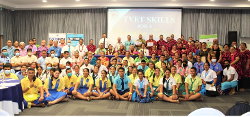 LAUGA A LE AFIOGA I LE MINISITĀ O LE MATĀGALUEGA O ‘ĀOGA, TA’ALOGA MA AGANU’U MO LE LAUGATOGI A LE TVET (TVET ONLINE  COMPETITION PRIZEGIVING)