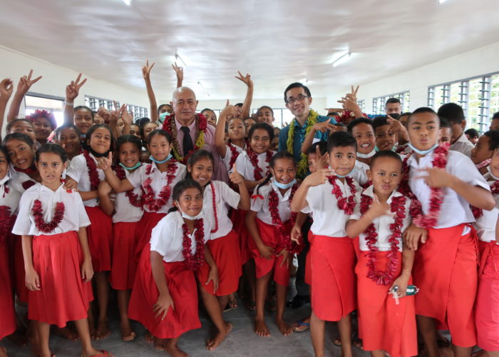 Handover Ceremony of the  Project for Improvement of Mulifanua Primary School Facilities  Under  JAPAN’S GRANT ASSISTANCE FOR GRASS-ROOTS HUMAN SECURITY PROJECTS