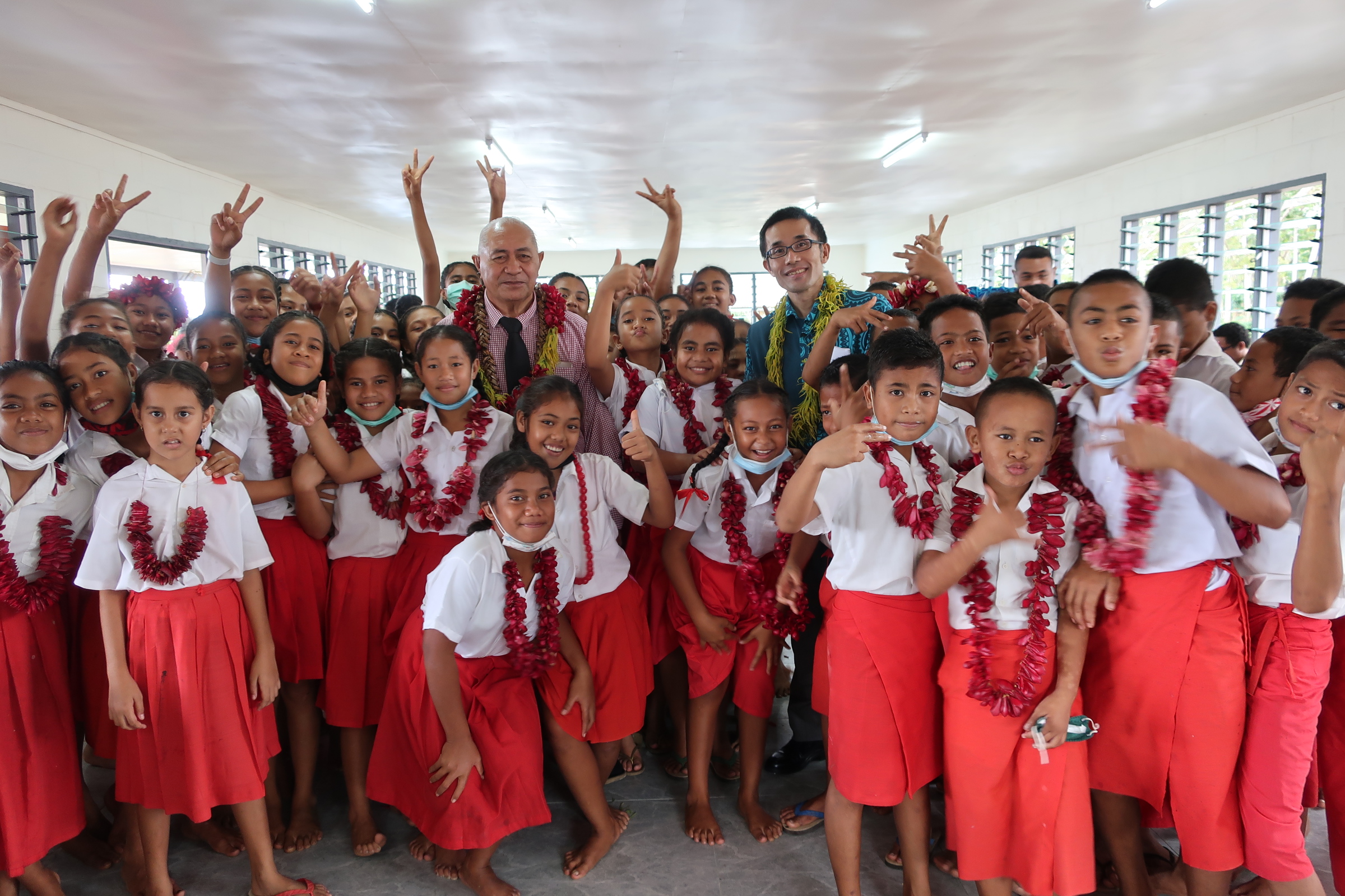 Handover Ceremony of the  Project for Improvement of Mulifanua Primary School Facilities  Under  JAPAN’S GRANT ASSISTANCE FOR GRASS-ROOTS HUMAN SECURITY PROJECTS