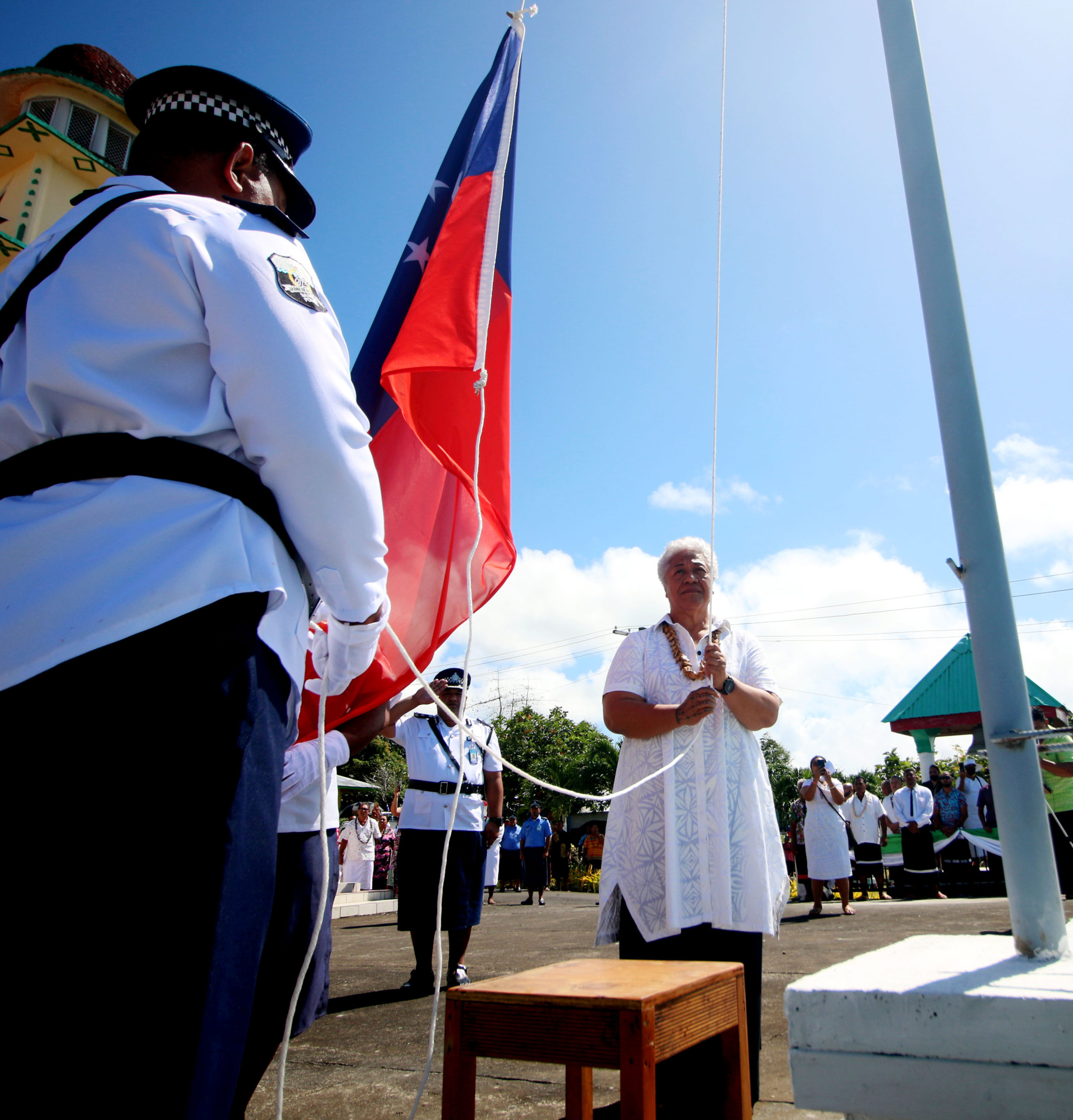 Saunoaga a le afioga i le Palemia – Fiame Naomi Mataafa Fa’amanatuina o le taunu’u mai o le Talalelei i Sapapāli’i:  TAEAO NAI MATĀNIU FEAGAI MA LE ATA