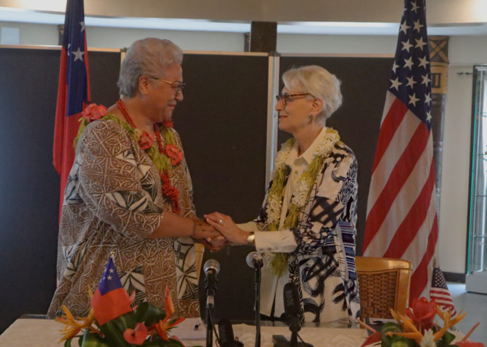 Deputy Secretary Sherman’s Meeting with Samoan Prime Minister Fiame