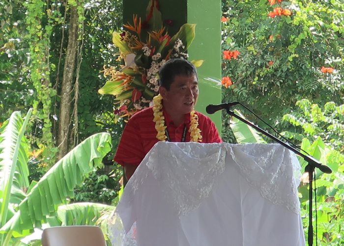 Handover Ceremony of the  The Project for Construction of Hall of Vaimauga College  Under  JAPAN’S GRANT ASSISTANCE FOR GRASS-ROOTS HUMAN SECURITY PROJECTS  (GGP)