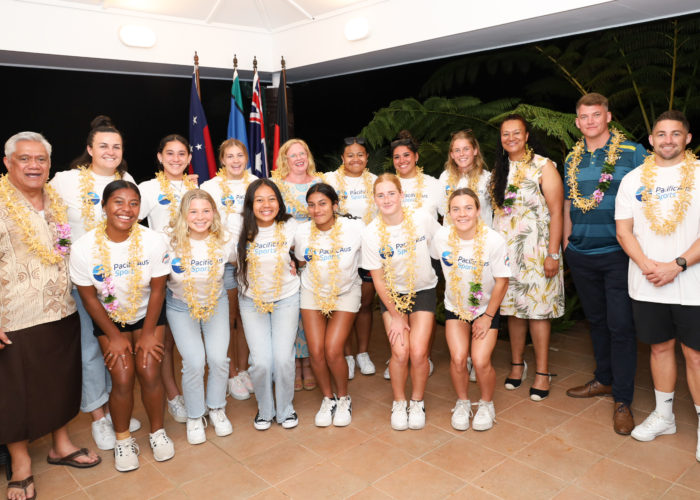 THE AUSTRALIAN HIGH COMMISSION WELCOMES THE BURRA RAYS WOMENS 7’s TEAM