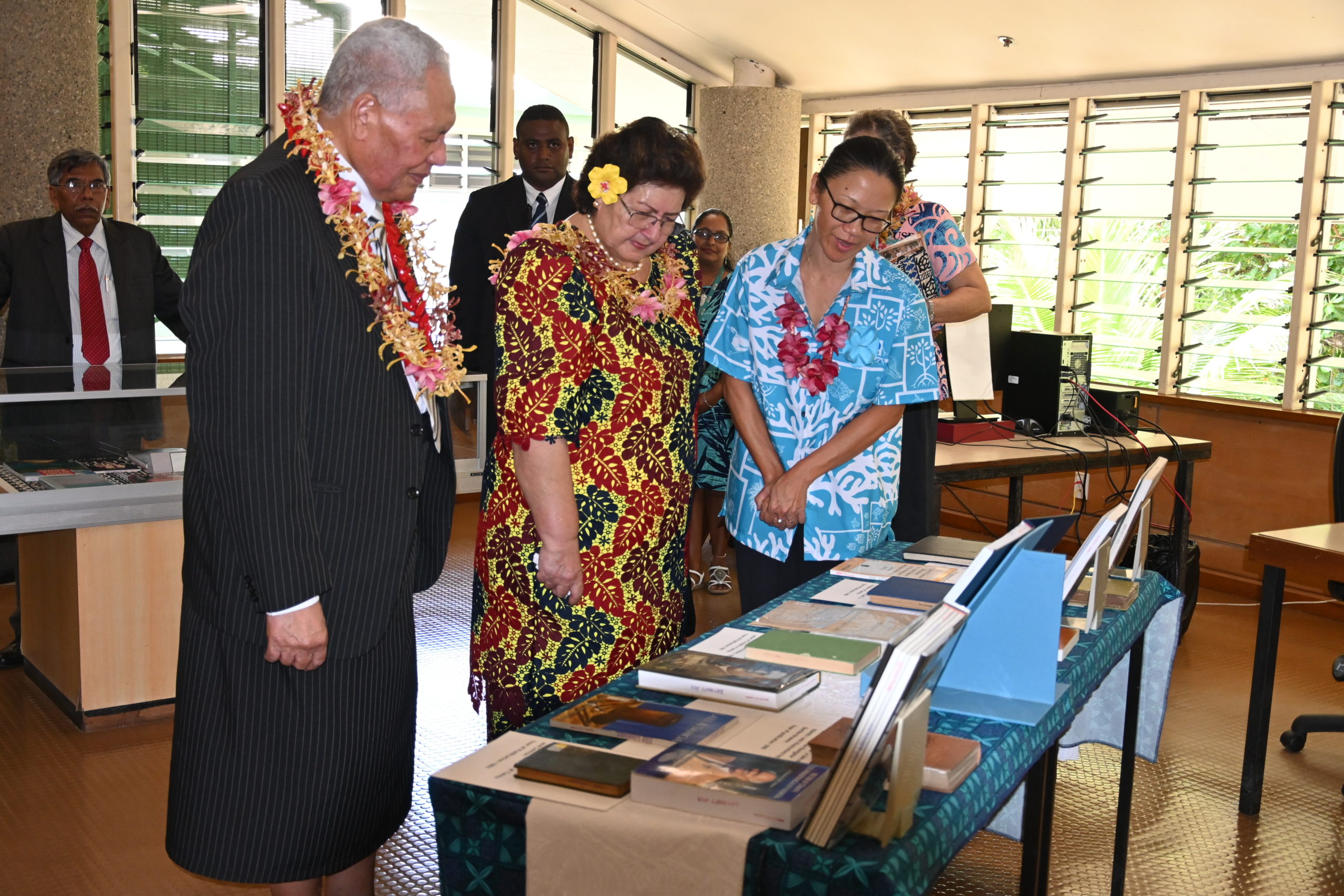 USP Chancellor tours Laucala Campus ahead of graduation