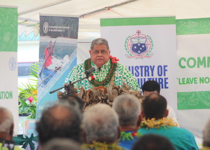 SAMOA CELEBRATES THE 2022 WORLD FOOD DAY IN SAVAI’I  THEME: “LEAVE NO ONE BEHIND”