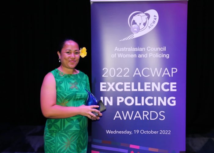 Deputy Commissioner Papali’i Monalisa Tiai-Keti has been recognised internationally.