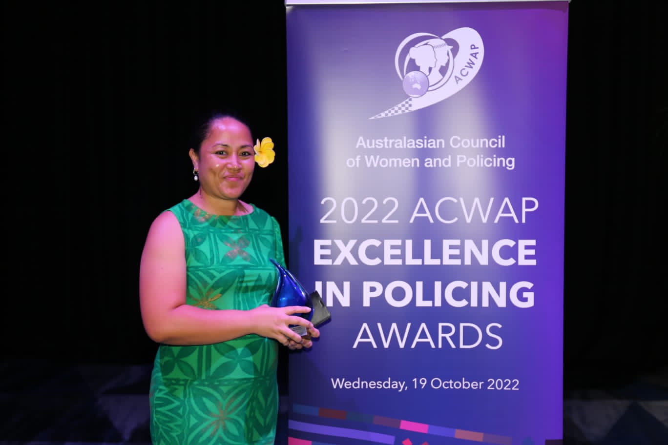 Deputy Commissioner Papali’i Monalisa Tiai-Keti has been recognised internationally.