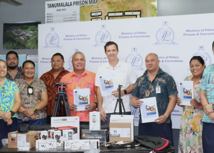 New Media kits and a newly endorsed Communications Strategy enhances Samoa Police, Prisons and Corrections Services.