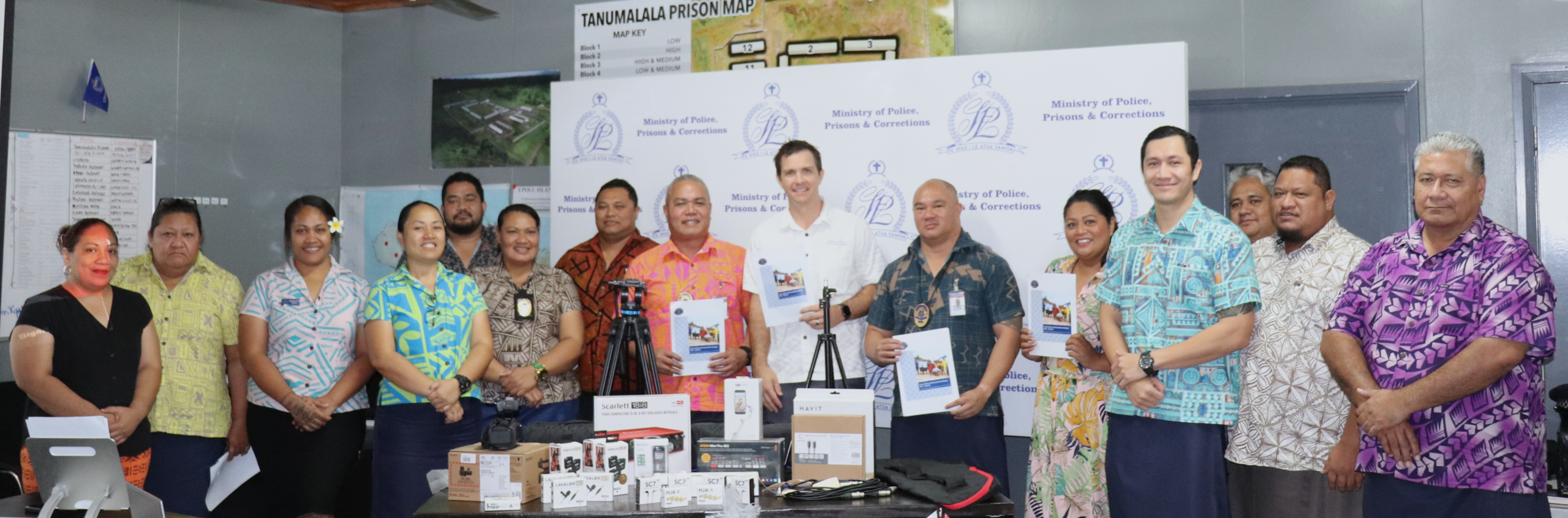 New Media kits and a newly endorsed Communications Strategy enhances Samoa Police, Prisons and Corrections Services.