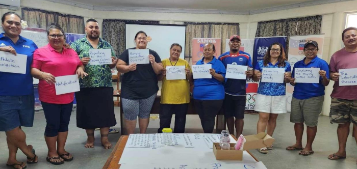 Power week of training for Team Managers for Sports the SOL23 Pacific Games 2023 First Aid Training, Anti-Doping & Team Manager Refresher Course  August 21st-25th, 2023 SASNOC