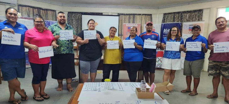 Power week of training for Team Managers for Sports the SOL23 Pacific Games 2023 First Aid Training, Anti-Doping & Team Manager Refresher Course  August 21st-25th, 2023 SASNOC