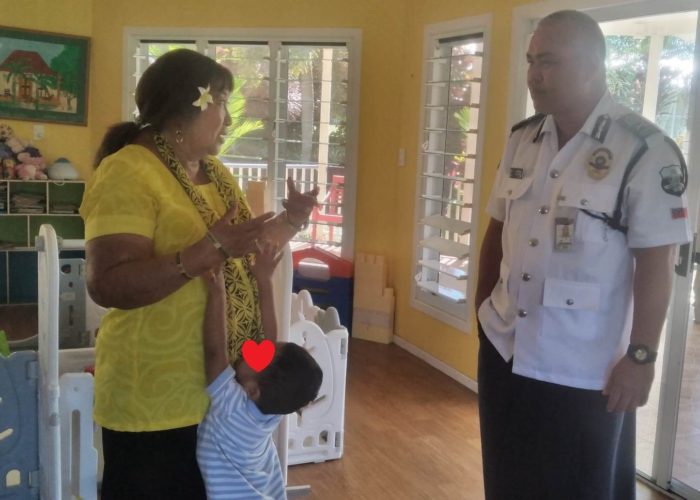 POLICE COMMISSIONER REASSURES CHILDREN OF THEIR SAFETY