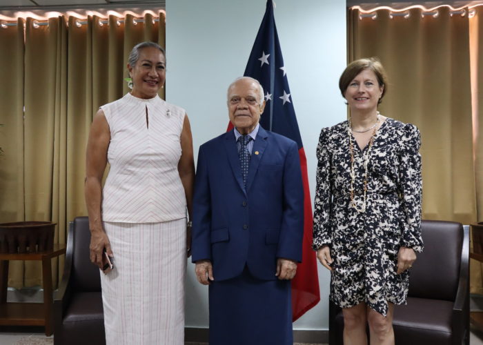 PRESENTATION OF CREDENTIALS OF THE AMBASSADOR OF FRANCE  TO THE INDEPENDENT STATE OF SAMOA