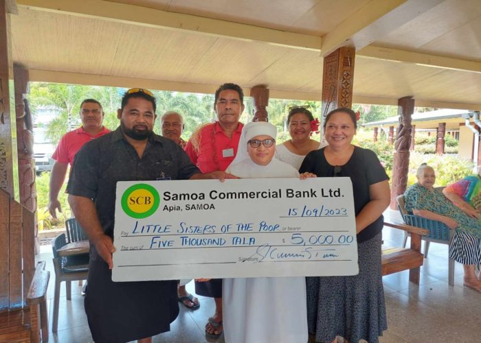 Samoa Ports Authority on their Annual Charity Contribution for the Little Sisters of the Poor – Mapuifagalele