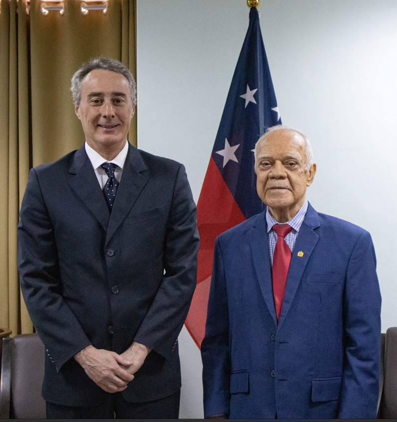 PRESENTATION OF CREDENTIAL OF THE AMBASSADOR OF BRAZIL TO OF SAMOA