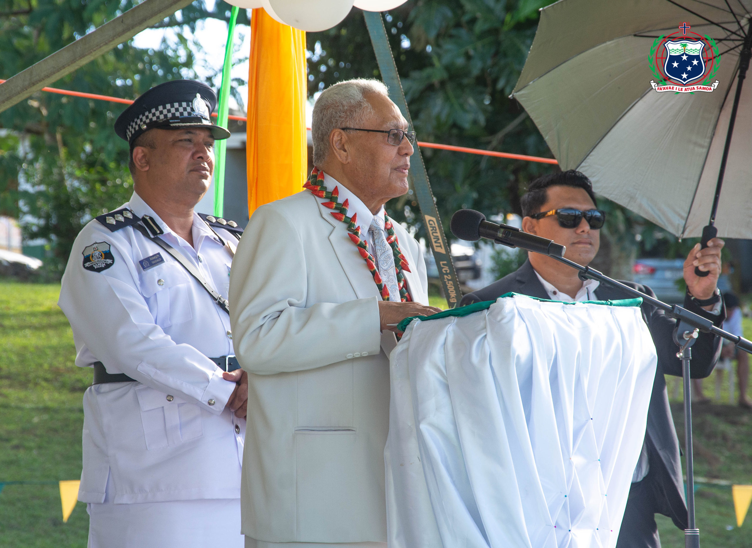 Malelega a le Ao Mamalu o le Malo Afioga Tuimalealiifano Vaaleto’a Sualauvi II  Faailogaina o le 100 Tausagao Avele – 11 Iuni 2024, Avele, Apia Samoa