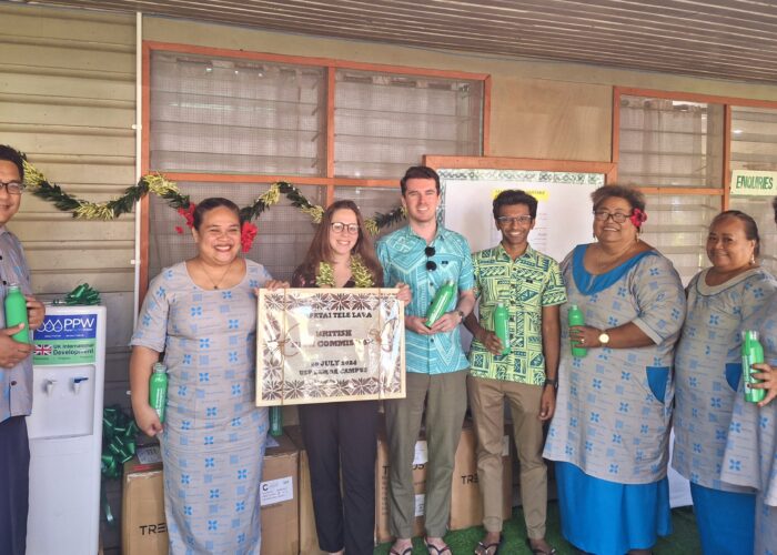 Official Handover Ceremony of Water Stations and Water Bottles for the USP Samoa Campus.