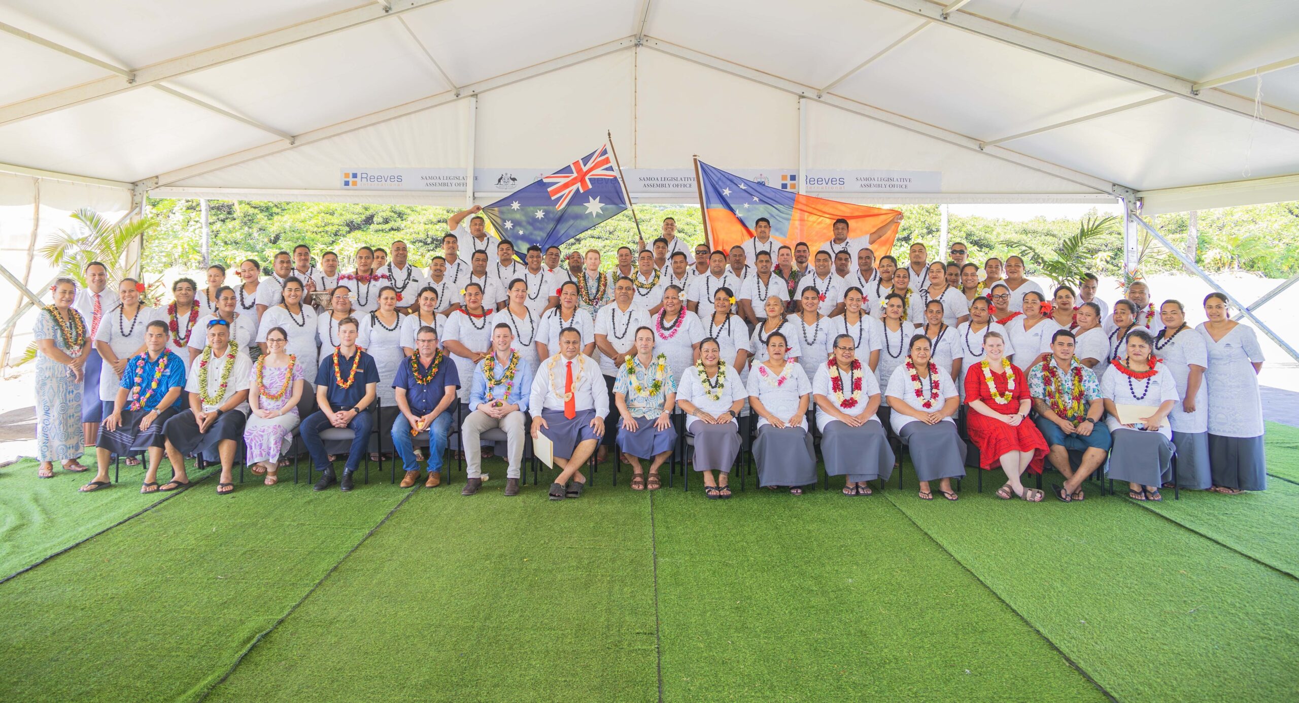 Samoa and Australia celebrate the Groundbreaking for the new Legislative Assembly Office