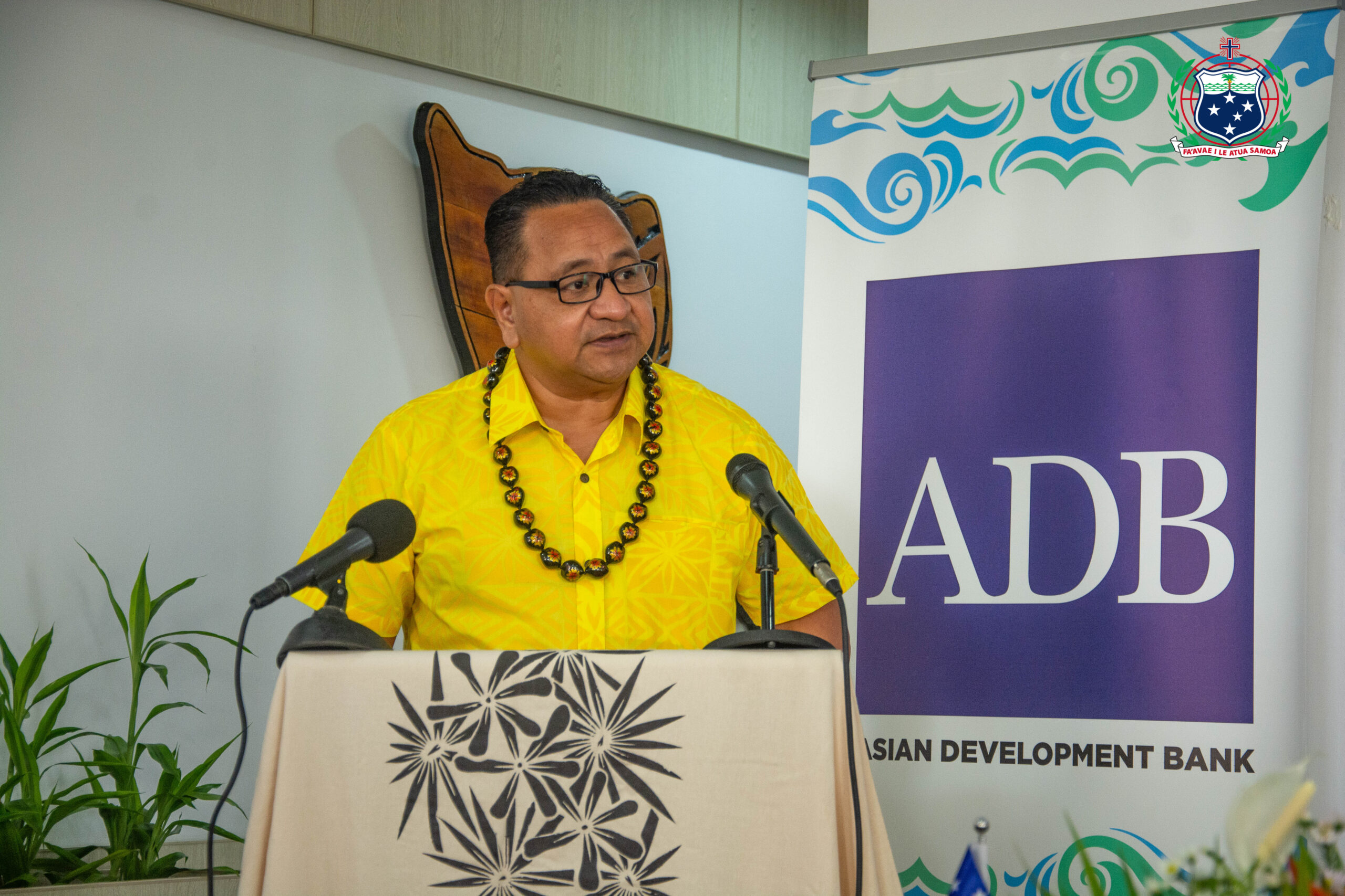 Address and Remarks for the Samoa – ADB Grant Signing Agreement  Alaoa Multipurpose Dam Project