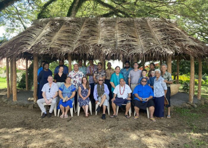 The NATIONAL UNIVERSITY OF  SAMOA LAUNCH LOGO AND LALI