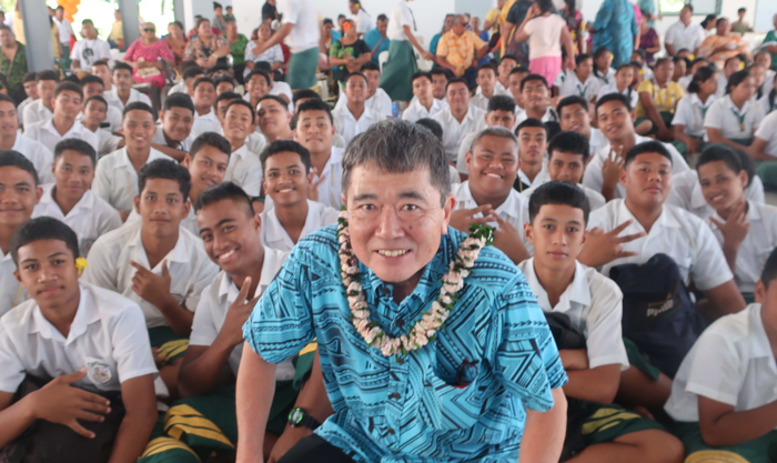 Handover Ceremony of the  The Project for Reconstruction of a Hall at Avele College  under  JAPAN’S GRANT ASSISTANCE FOR GRASS-ROOTS HUMAN SECURITY PROJECTS  (GGP)