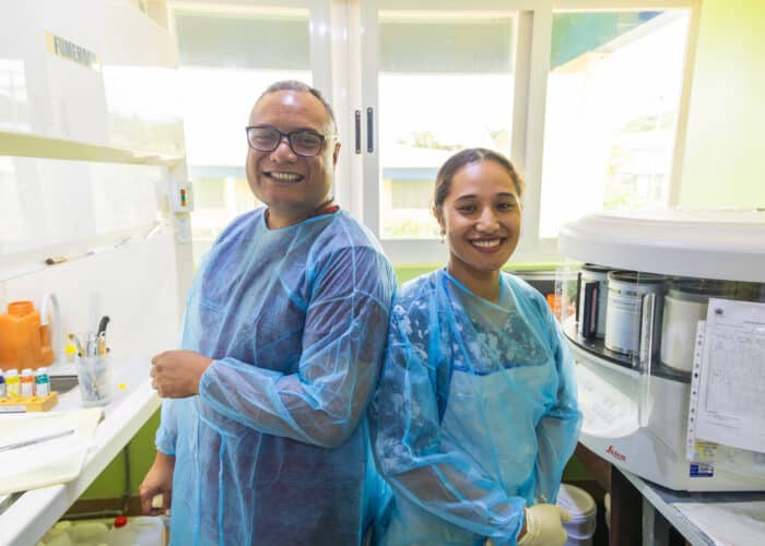 DOCTORS TOUMOUA AND TAUTOGI STRENGHTHENING SAMOA’S PATHOLOGY SERVICES